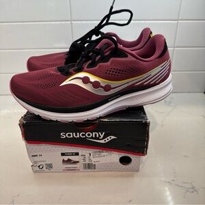 Saucony Women's Ride 14 Running Shoes - purple